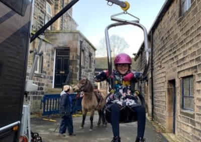 Kids Mounting Trailer Hoist | Horseplay Rider Hoists